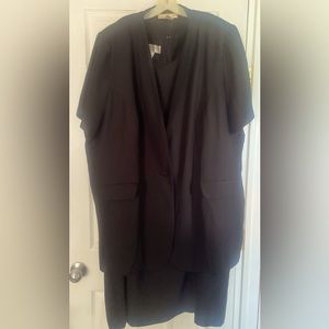 Plus size 2pc Allison Woods  Black Dress Suit